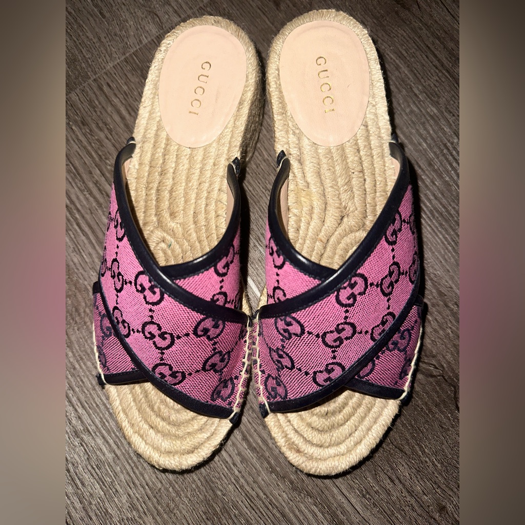 Gucci Multicolor Collection Pink Sandal